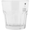 Clayre & Eef BHSGL0009 Drinking Glass Transparent Ø 8x8 cm 200 ml