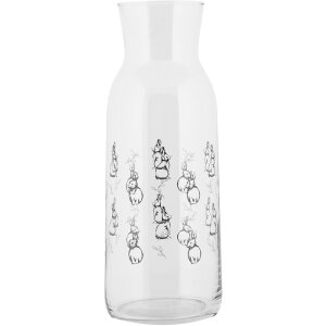 Clayre & Eef BNSGL0001 Carafe glass rabbit design...