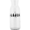 Clayre & Eef PWSGL0001 Carafe glass cat motif Ø 9x25 cm 1000 ml