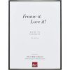 Effect aluminium picture frame Quadro many colours sizes up to 70x100 cm