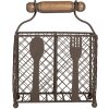 Clayre & Eef 6Y5709 Cutlery Holder Iron Brown 19x11x24 cm Country style