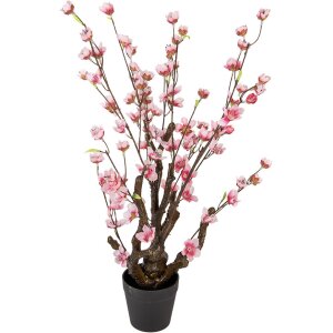 Clayre & Eef 6PL0372 Decorative Tree Pink 18x18x70 cm Plastic