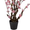 Clayre & Eef 6PL0372 Decorative Tree Pink 18x18x70 cm Plastic