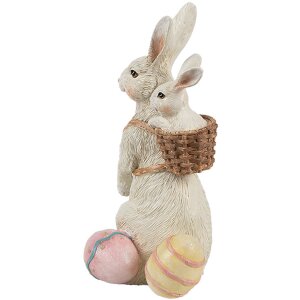 Clayre & Eef 6PR4397 Decorative Rabbit Beige Pink...