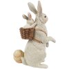 Clayre & Eef 6PR4397 Decorative Rabbit Beige Pink Polyresin 10x9x16 cm