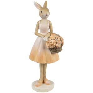 Clayre & Eef 6PR4419 Decorative Rabbit Beige Pink...