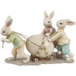 Clayre & Eef 6PR4389 Decorative Rabbit Beige Yellow...