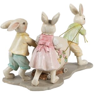 Clayre & Eef 6PR4389 Decorative Rabbit Beige Yellow...