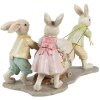 Clayre & Eef 6PR4389 Decorative Rabbit Beige Yellow 17x8x11 cm