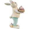 Clayre & Eef 6PR4392 Decorative Rabbit Beige Yellow Polyresin 11x6x16 cm