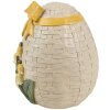 Clayre & Eef 6PR4400 Decorative Egg Beige Yellow Polyresin 9x8x10 cm Country Style