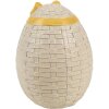 Clayre & Eef 6PR4400 Decorative Egg Beige Yellow Polyresin 9x8x10 cm Country Style