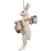 Clayre & Eef 6PR4405 Decoration Pendant Rabbit Beige Pink 7x4x13 cm