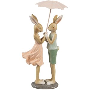 Clayre & Eef 6PR4421 Decorative Rabbit Beige Pink...