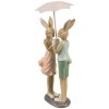 Clayre & Eef 6PR4421 Decorative Rabbit Beige Pink 12x10x26 cm Romantic