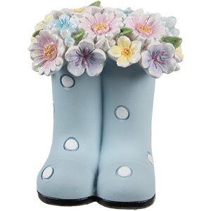 Clayre & Eef 6PR5180 Decoration Boots Blue 10x10x12...