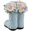 Clayre & Eef 6PR5180 Decoration Boots Blue 10x10x12 cm Country style