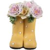 Clayre & Eef 6PR5182 Decoration Boots Yellow Country Style 10x10x12 cm