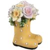 Clayre & Eef 6PR5182 Decoration Boots Yellow Country Style 10x10x12 cm