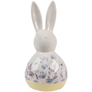 Clayre & Eef 6CE2015 Decorative Rabbit White Blue...