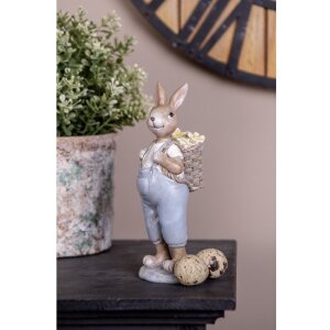 Clayre & Eef 6PR5249 Decorative Rabbit Beige Blue...