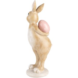 Clayre & Eef 6PR5252 Decorative Rabbit Beige Pink...