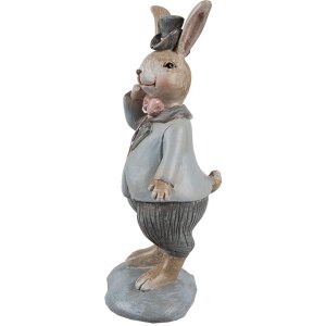 Clayre & Eef 6PR5258 Decorative Rabbit Beige Blue...