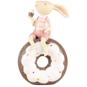 Clayre & Eef 6PR5261 Decorative Rabbit Beige Pink...