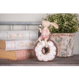 Clayre & Eef 6PR5261 Decorative Rabbit Beige Pink...