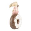 Clayre & Eef 6PR5261 Decorative Rabbit Beige Pink 10x6x17 cm Polyresin Country House