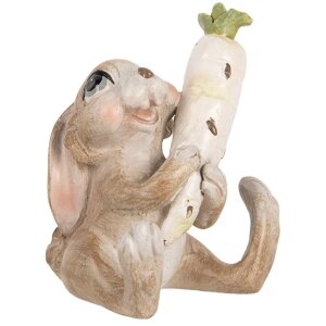 Clayre & Eef 6PR5238 Decorative Rabbit Beige 6x5x7 cm...