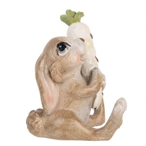 Clayre & Eef 6PR5238 Decorative Rabbit Beige 6x5x7 cm...