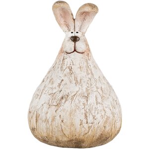 Clayre & Eef 6PR5268 Decorative Rabbit Beige 10x9x14...