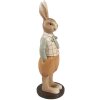 Clayre & Eef 6PR5127 Decorative Rabbit Brown Orange 7x7x23 cm