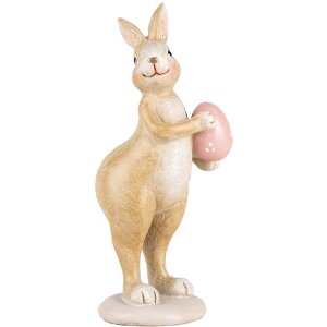 Clayre & Eef 6PR5236 Decorative Rabbit Beige Pink...