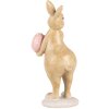 Clayre & Eef 6PR5236 Decorative Rabbit Beige Pink 5x6x13 cm Country Style