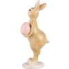 Clayre & Eef 6PR5236 Decorative Rabbit Beige Pink 5x6x13 cm Country Style