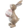 Clayre & Eef 6PR5253 Decorative Rabbit Beige Pink 6x9x15 cm Country Style