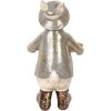 Clayre & Eef 6PR5496 Decoration Rabbit with Bowl Beige 15x19x29 cm