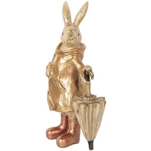 Clayre & Eef 6PR5501 Decoration Rabbit Beige Gold...