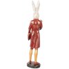 Clayre & Eef 5PR0160 Decorative Rabbit Beige Red Gold 17x17x72 cm