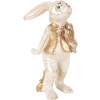 Clayre & Eef 6PR5095 Decorative Rabbit Beige Gold coloured 6x7x13 cm