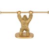 Clayre & Eef 6PR5104 Toilet roll holder Orangutan Gold 40x12x23 cm