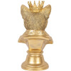 Clayre & Eef 6PR5108 Decoration Bust Cat Gold coloured 20x19x37 cm