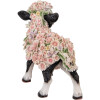 Clayre & Eef 6PR5110 Decorative Cow Black White Pink 41x19x33 cm