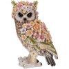 Clayre & Eef 6PR5112 Decorative Owl Brown Pink 21x18x31 cm Country Style