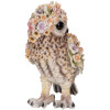 Clayre & Eef 6PR5112 Decorative Owl Brown Pink 21x18x31 cm Country Style