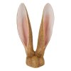 Clayre & Eef 6PR5115 Decorative Rabbit Ears Brown Pink 22x16x34 cm