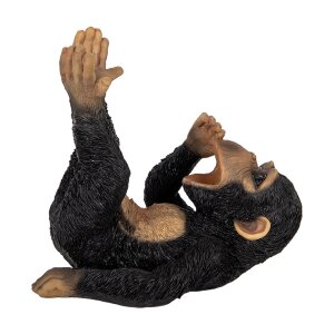 Clayre & Eef 6PR5116 Wine Bottle Holder Monkey Black...