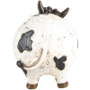 Clayre & Eef 6PR5275 Decorative Cow White Black 9x7x9 cm